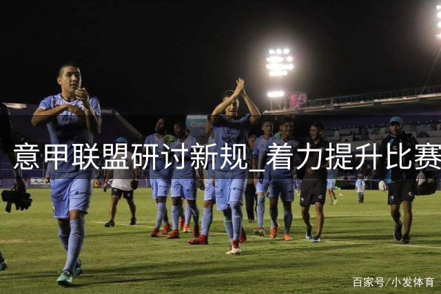 意甲联盟研讨新规 着力提升比赛净时长